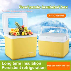 6L/15L Camping Cooler Box Car Mini Fridge Portable Insulated Cooler Household Dual-Use Multipurpose for Home Camping Traveling