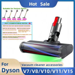 Remplacement du nettoyeur de tête de moteur à dégagement rapide pour Dyson V7 V8 V10 V11 V12 V15 avec lumières de détection de poussière LED vertes, entraînement Direct H
