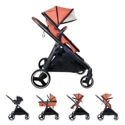 Gladly Family Piper Single-to-Double Stroller - Sedona