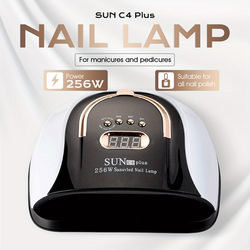 TEMU Professional 256w Led Nail Lamp With & 4 Timer Settings, Digital Display Gel Curing Lamp For , Beauty Shop - Gift For Women