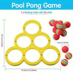 TEMU The For Summer: Fun Water Sports Floating Pool Game Toys, Eva Material Balls.
