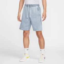 Nike Official Authentic 2024 New Men's Loose Breathable Drawstring Denim Shorts HQ1470-410