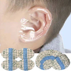 20/60/100 pièces bébé jetable oreille couverture imperméable enfants shampooing Protection des oreilles autocollants douche Protection oreille couvre bébé soins