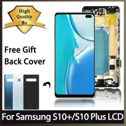 6.4'' Tested For Samsung S10+ G975F G975U G975W G975 LCD Display Touch Screen Digitizer S10 Plus
