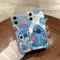 Phone Cases For Samsung Galaxy A55 A15 A54 5G A16 A35 A25 A56 A36 A26 S25 S24 Ultra S23 FE S21 S22 Plus Case Couple Stitch Funda