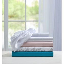 Satin Sheet Set by BrylaneHome in White (Size KING)
