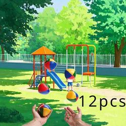 TEMU Juggling Sets, Durable Leather Easter Basket Set, Multi-player Game For Beginners And Professionals, Mixed Colors, Toy|vibrant Opening|juggling Set, Juggling Accessories