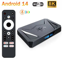 Smart TV BOX X96Q PRO PLUS Android 14 TV Box Allwinner H728 Octa Core 1000M Wifi 6 Support 8K HD Media Player Set Top Box