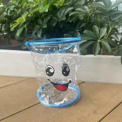 TEMU Collapsible And Retractable Transparent Bucket, Outdoor Portable Multifunctional Beach Bucket, Large Capacity Storage Bucket For Fishing And Playing In The Sea