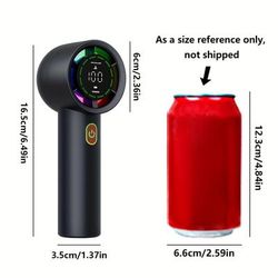 TEMU New Premium Handheld Small Fan, Gear Wind Speed, Strong Variable Speed Wind, Student Outdoor Mini Usb Charging Small Fan, Handheld Travel Desktop Fan