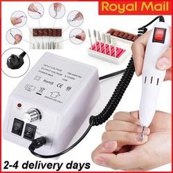 TEMU Electric Nail Drill Professional Machine Manicure Pedicure Portable Nail File Uk