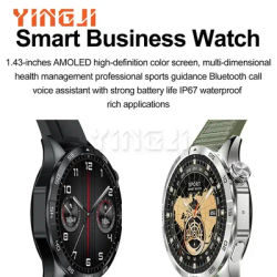 Nuovo smartwatch Bluetooth chiamata frequenza cardiaca NFC, pressione sanguigna, ossigeno nel sangue, smartwatch da gioco per previsioni del tempo
