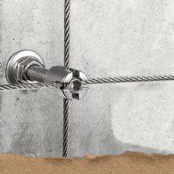 1 pièces 3mm 4mm 5mm pince croisée Angles à 90 degrés fond fileté 316 systèmes de treillis de fil en acier inoxydable pince de corde murale verte