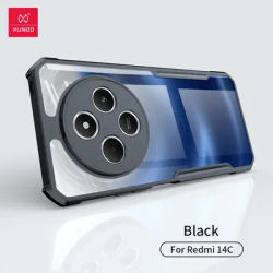 For Xiaomi Redmi 14C 4G Case XUNDD Airbags Shockproof Transparent PC+TPU Camera Protection Cover For