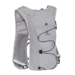 Gilet da corsa Pacchetto d'acqua Gilet di idratazione Manicotti Riflettente Impermeabile Asciugatura Rapida Nylon per Maratona Escursionismo Jogging
