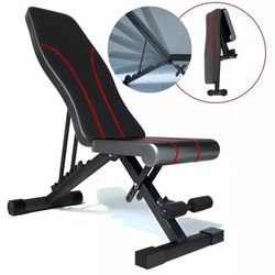 TEMU Adjustable Fitness Chair Weight Training Abdominal Fitness Dumbbell Bench