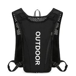 Gilet da corsa Pacchetto d'acqua Gilet di idratazione Manicotti Riflettente Impermeabile Asciugatura Rapida Poliestere per Maratona Escursionismo Jogging