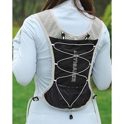 Gilet da corsa Pacchetto d'acqua Gilet di idratazione Manicotti Riflettente Impermeabile Asciugatura Rapida Poliestere per Maratona Escursionismo Jogging