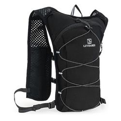 Gilet da corsa Pacchetto d'acqua Gilet di idratazione Manicotti Riflettente Impermeabile Asciugatura Rapida Poliestere per Maratona Escursionismo Jogging