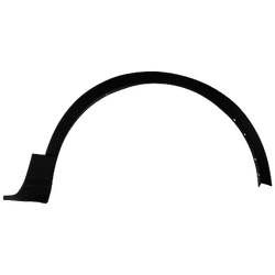 Replacement Fender Flares Plastic Textured Black, Front, Passenger Side, 1-year unlimited-mileage warranty GF22130023Q