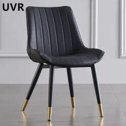 UVR – chaises de Restaurant de luxe légères, avec dossier de loisirs de haute qualité, en fer, pour salon, cuisine d'hôtel, salle à manger