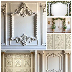 Retro European Palace Wall Theme Photography Backdrop Wedding Birthday Decorations Portrait Room Backgrounds Photo Studio Props