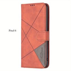 TEMU Models For Pixel 9 Pro Xl /pixel 9/9 Pro/pixel 8a/pixel 8/pixel 8pro/pixel7a// Pro/pixel 6 Pro/pixel 6 /leather Case Artificial Leather Flip Cover