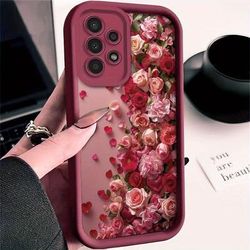TEMU Creative Petal Pattern Phone Case For Galaxy And Models.