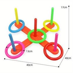 TEMU - An Interactive Throwing Game For Indoors And Outdoors, Combining Sports And Fitness - A Fun Stacking Ring Game And Leisure Competition - A Great Gift Option.