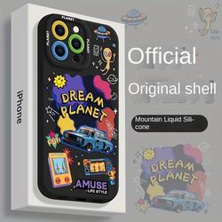 TEMU Creative Cartoon Cute Couple Phone Case, Suitable For Iphone 15 Pro Max Phone Case Male And Female Phone Case 14pro/ 13pro /12pro/12, Anti-drop Shell Anti-scratch High Case