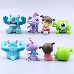 TEMU 4pcs Of Monsters University Dolls, Sulley Handmade Dolls - Car Desktop Decoration, Home Furnishings, Holiday Gifts For