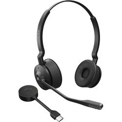 Jabra Engage 55 Headset - Stereo - Usb Type C - Wireless - Dect - 492.1 Ft - 40 Hz - 16 Khz - On-Ear - Binaural - Open