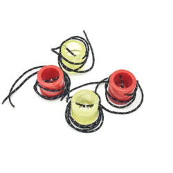 2pcs Bell Target Outdoor slingshot shooting practice Durable silicone