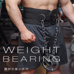 Adjustable Support Belt for Muscle Training Pull-Up Belt Gym Strength Training Belt Men Women Fitness Weightlifting Accessory