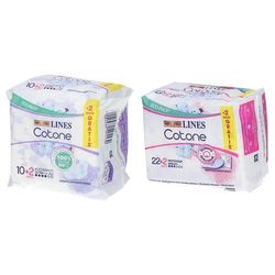 LINES Cotone Assorbenti Ultra con Ali + Proteggislip Ripiegati 12+24 p