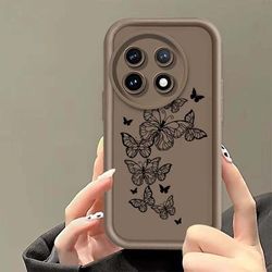 TEMU Stylish Rose Butterfly Emblem For Oppo Oneplus 11 10 9 8 N2o Nord Se Ce4 Ce 2t Oneplus 12 Nord4 Ace 3v Ace 3 3 12r Ace 2 5g Eye Ladder Mobile Case Cover Present