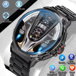 LIGE nouvelle trajetrice GPS montre intelligente hommes 710Mah grande batterie 1.85 "écran Ultra HD Sports de plein air Bluetooth appel Smartwatch 2025