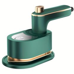 TEMU Portable Mini Iron - Rapid Heating, Foldable, Rotatable, Anti-slip Handle For Travel & Home Use