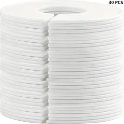 30pcs Baby Closet Dividers Set - Gender Neutral Baby Clothes Organizers with Labels Garment Separators for Nursery Wardrobe
