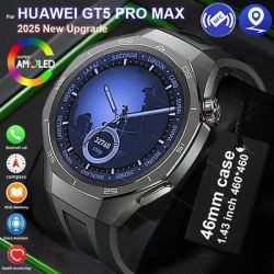 Pour Huawei GT 5 Pro Max Smartwatch 2025 HD AMOLED 4G ROM ChatGPT NFC boussole Bluetooth appel horloge montre intelligente hommes femmes