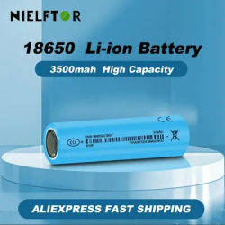 New 2025 18650 3500mAh Battery 3.7v 18650 Lithium Rechargeable Lithium 3,7V lithium Li-ion batteryBattery Flashlight Battery