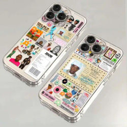 Tyler The Creator Cartoon Singer Phone Case For iPhone 16e 16 15 14 13 12 11 Mini Pro Max X XR XSMax 7 8 Plus Transparent Soft