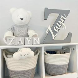 TEMU Customized Sign, Personalized Nursery Wall Decor - Plastic, 2d Flat Design, No Adhesive, Ideal For ' Room & Nursery Decor, Room Decor|custom Wall Art|nursery Decor, Nursery Decor