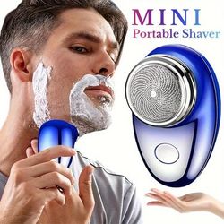 TEMU Mini Electric Rotary , Usb Rechargeable, Cordless And Portable, Shaving Machine, Gifts For Men Mini Rotary Shaver
