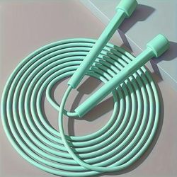 TEMU Adjustable Pink Fitness Jump Rope - Durable Pvc Material, Smooth Glossy Finish, Gym, Exercise And Weight Loss Tool | Lightweight Jumping Rope, Suitable For All