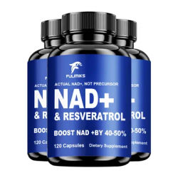 Nad Supplements, Supplements With Resveratrol + Vitamin B3, Nad Plus Supplements - Supports Cellular - 60/120 Capsules