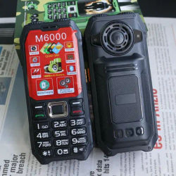 Durable Outdoor Senior Phone Magic Voice 4 Quad Sim Cards Large Battery Powerbank Speed Dial Big Button Loud Voice Dual Torch