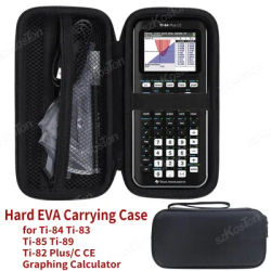 Hard EVA Carrying Case For Texas Instruments Ti-84 Ti-83 Ti-85 Ti-89 Ti-82 Plus/C CE Graphing Calculator Protective Storage Bag