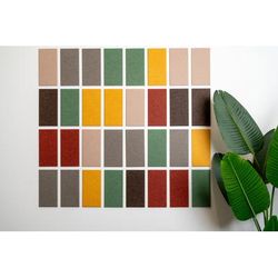 Mosaic Earth || Sound Dampening Pinnable Tiles
