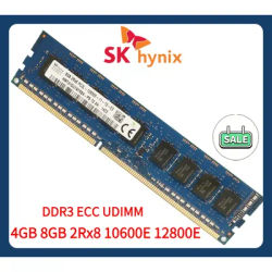 SK hynix 4GB 8GB 2Rx8 PC3L-10600E 12800E DDR3 PC3 1333 1600MHz Pure ECC UDIMM Unbuffered Server workstation memory RAM